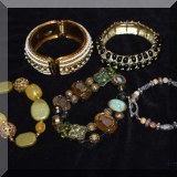 J09. Costume jewelry bracelets. 